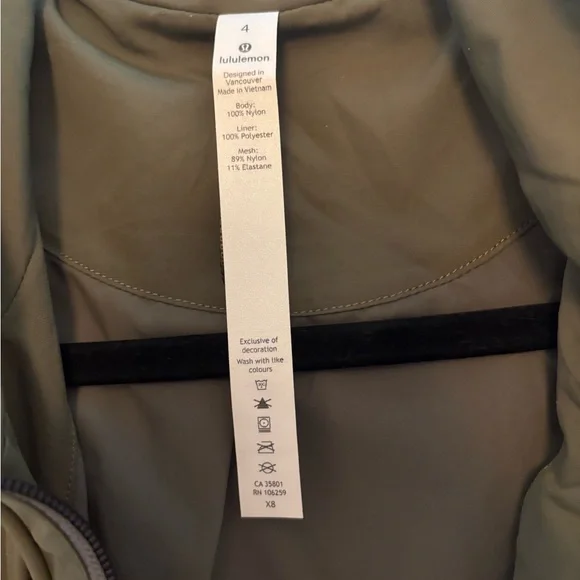 Lululemon Always Effortless Khaki/Olive jacket 4 - Picture 3 of 12